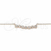 Collares con Dije 04.336.0140.1.16 Plata Rodinada, con Zirconia Cubica Blanca, Pulido, Tono Rosado (Grosor 01 MM, 16 Pulgadas de Largo)