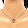 Collares con Dije 04.336.0143.16 Plata Rodinada, Pulido, Tres Tonos (Grosor 01 MM, 16 Pulgadas de Largo)