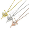 Collares con Dije 04.336.0157.16 Plata Rodinada, con Zirconia Cubica Blanca, Pulido, Rodinado (Grosor 01 MM, 16 Pulgadas de Largo)