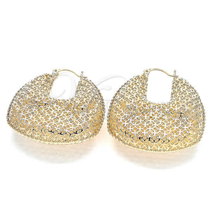 Argolla Mediana 02.26.0271.40 Oro Laminado, Diseño de Cartera y Candado, Pulido, Tono Dorado