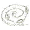 Pulsera Elegante 03.332.0001.07 Plata Rodinada, Pulido, Rodinado (Grosor 01 MM, 7 Pulgadas de Largo)