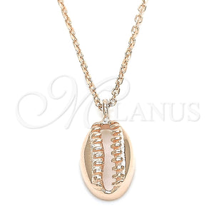 Collares con Dije 04.332.0001.1.16 Plata Rodinada, Pulido, Tono Rosado (Grosor 01 MM, 16 Pulgadas de Largo)