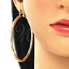 Argolla Extra Grande 02.170.0228.70 Oro Laminado, Diamantado, Tono Dorado