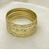 Docena de Aros 03.08.0142.01 Chapa de Oro, Diamantado, Tono Dorado (04 MM Thickness, One size fits all)