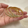 Docena de Aros 03.08.0142.03 Chapa de Oro, Diamantado, Tono Dorado (04 MM Thickness, One size fits all)