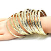 Docena de Aros 03.08.0142.06 Chapa de Oro, Diamantado, Tono Dorado (04 MM Thickness, One size fits all)