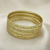 Docena de Aros 03.08.0142.06 Chapa de Oro, Diamantado, Tono Dorado (04 MM Thickness, One size fits all)