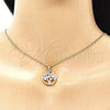 Argolla Grande 02.213.0150.50 Oro Laminado, Diseño de Hueco, Diamantado, Tono Dorado