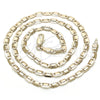 Gargantilla Basica 04.213.0170.20 Oro Laminado, Pulido, Tono Dorado (04 MM Thickness, 20 Inches Length)