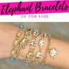 Kit Surtido de 20 Pulseras de Elefante de Oro Laminado al por mayor — SKU 132176