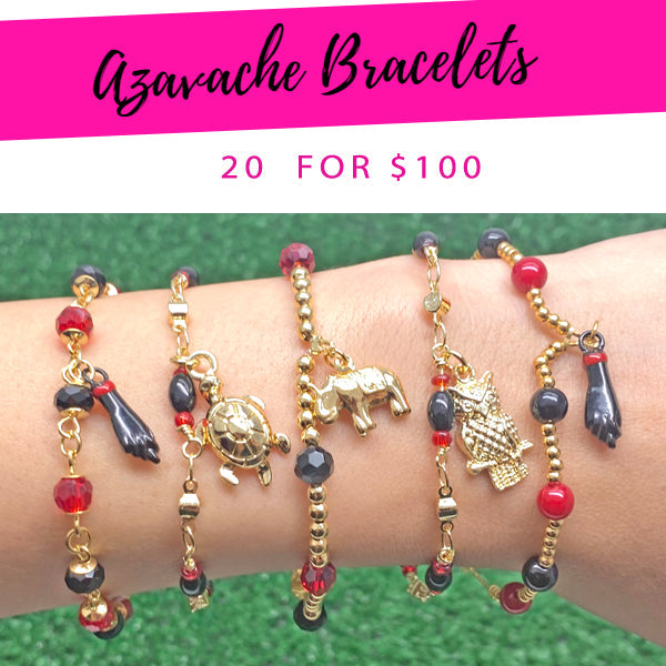 Kit Surtido de 20 Pulseras Azavanche de Oro Laminado al por mayor — SKU 132300