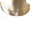 Gargantilla Basica 04.213.0173.16 Oro Laminado, Diseño de Herringbone, Pulido, Tono Dorado (03 MM Thickness, 16 Inches Length)