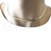 Gargantilla Basica 04.213.0175.16 Oro Laminado, Diseño de Herringbone, Pulido, Tono Dorado (05 MM Thickness, 16 Inches Length)