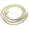 Gargantilla Basica 04.213.0175.18 Oro Laminado, Diseño de Herringbone, Pulido, Tono Dorado (05 MM Thickness, 18 Inches Length)