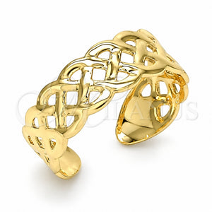 Anillo del Pie 01.376.0001 Oro Laminado, Pulido, Tono Dorado (Talla Unica)