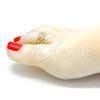 Anillo del Pie 01.376.0006 Oro Laminado, Diseño de Infinito, Pulido, Tono Dorado (One size fits all)