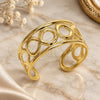 Anillo del Pie 01.376.0006 Oro Laminado, Diseño de Infinito, Pulido, Tono Dorado (Talla Unica)