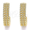 Argolla Huggie 02.163.0108.20 Oro Laminado, Pulido, Tono Dorado