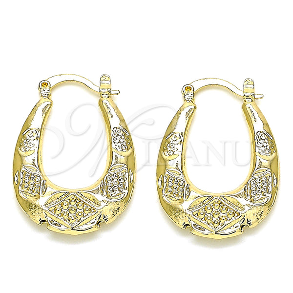 Argolla Pequeña 02.163.0117.20 Oro Laminado, Pulido, Tono Dorado