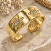 Anillo del Pie 01.117.0008 Oro Laminado, Diseño de Sol, Pulido, Tono Dorado (Talla Unica)