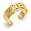 Anillo del Pie 01.117.0009 Oro Laminado, Diseño de Ojo Griego, Pulido, Tono Dorado (One size fits all)