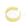 Anillo del Pie 01.117.0011 Oro Laminado, Diseño de Libélula, Pulido, Tono Dorado (One size fits all)