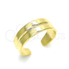 Anillo del Pie 01.117.0012 Oro Laminado, Pulido, Tono Dorado (One size fits all)