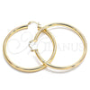 Argolla Grande 02.170.0235.60 Oro Laminado, Pulido, Tono Dorado