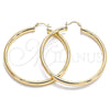 Argolla Grande 02.170.0235.60 Oro Laminado, Pulido, Tono Dorado