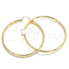 Argolla Extra Grande 02.170.0235.70 Oro Laminado, Pulido, Tono Dorado