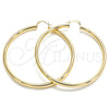 Argolla Extra Grande 02.170.0235.70 Oro Laminado, Pulido, Tono Dorado