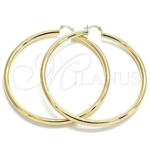 Argolla Extra Grande 02.170.0314.90 Oro Laminado, Pulido, Tono Dorado
