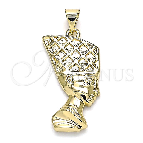 Dije Religioso 05.192.0008 Oro Laminado, Pulido, Tono Dorado