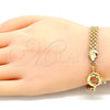 Pulsera Básica 03.319.0010.08 Oro Laminado, Pulido, Tono Dorado (07 MM Thickness, 8 Inches Length)