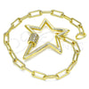Pulsera Elegante 03.341.0072.07 Oro Laminado, con Blanca Micro Pave, Pulido, Tono Dorado (04 MM Thickness, 7 Inches Length)