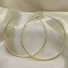 Argolla Extra Grande 02.170.0156.80 Oro Laminado, Pulido, Tono Dorado