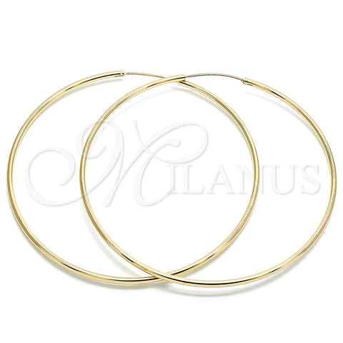 Argolla Extra Grande 02.170.0156.80 Oro Laminado, Pulido, Tono Dorado