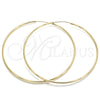 Argolla Extra Grande 02.170.0156.80 Oro Laminado, Pulido, Tono Dorado
