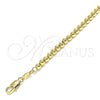 Pulsera Elegante 03.93.0015.08 Oro Laminado, Pulido, Tono Dorado (04 MM Thickness, 8 Inches Length)