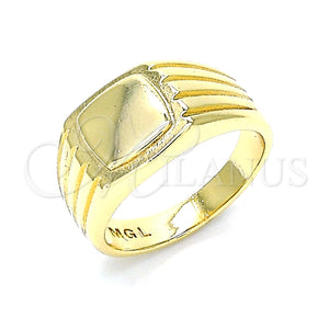 Anillo Infantil 01.185.0013.03 Oro Laminado, Pulido, Tono Dorado (Size 3)