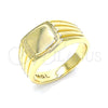 Anillo Infantil 01.185.0013.03 Oro Laminado, Pulido, Tono Dorado (Size 3)