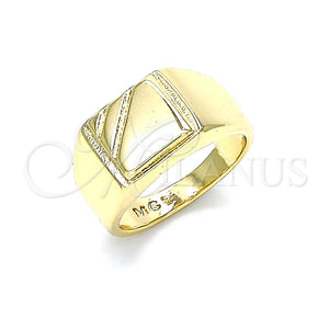 Anillo Infantil 01.185.0014.03 Oro Laminado, Pulido, Tono Dorado (Size 3)