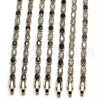 Pulsera Tennis 03.283.0025.08 Oro Laminado, con Blanca Zirconia Cubica, Pulido, Tono Dorado (04 MM Thickness, 8 Inches Length)