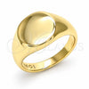 Anillo Infantil 01.185.0015.02 Oro Laminado, Pulido, Tono Dorado (Size 2)