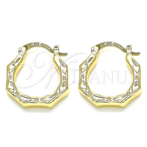 Argolla Pequeña 02.233.0027.20 Oro Laminado, Pulido, Tono Dorado
