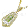 Dije Religioso 05.351.0144 Oro Laminado, Diseño de Guadalupe, Pulido, Tres Tonos
