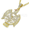 Dije Religioso 05.351.0145 Oro Laminado, Diseño de Moneda Centenario y Angel, con Granate Cristal, Pulido, Tono Dorado