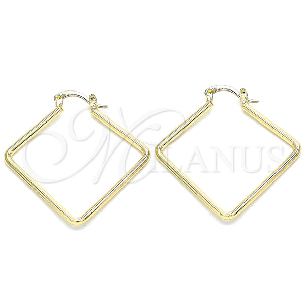 Argolla Mediana 02.170.0322.40 Oro Laminado, Pulido, Tono Dorado