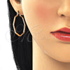 Argolla Mediana 02.170.0323.30 Oro Laminado, Pulido, Tono Dorado
