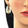 Argolla Mediana 02.170.0332.30 Oro Laminado, Mate, Tono Dorado